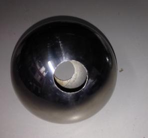 100mm Stainless Steel Ball with 2 x 25mm holes