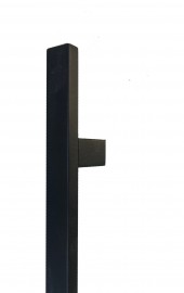 25mm(Wide) x 13mm  Single BLACK  Various Sizes Rectangular Door Handle