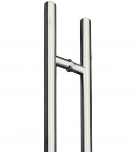 32mm Round Pair Stainless Steel Door Handles- 500-625-1000-1200-1500-1800