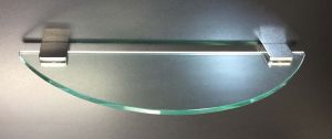 Glass Shelf - 500mm x 150mm Curved