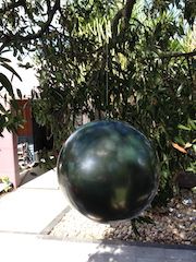 hanging 250mm Green Stainless Steel Ball