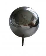  Wall Mounted Stainless Steel Ball with thread &  screw fixing