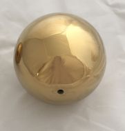 Gold Electro Plated Stainless Steel Ball .8mm with 6mm thread 75mm - 100mm
